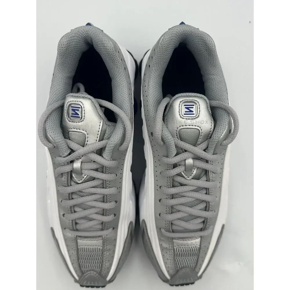 Nike Shox R4 GS White Blue Silver CW2626-100‎ Youth Size 4Y / 5.5W | NIB OG All